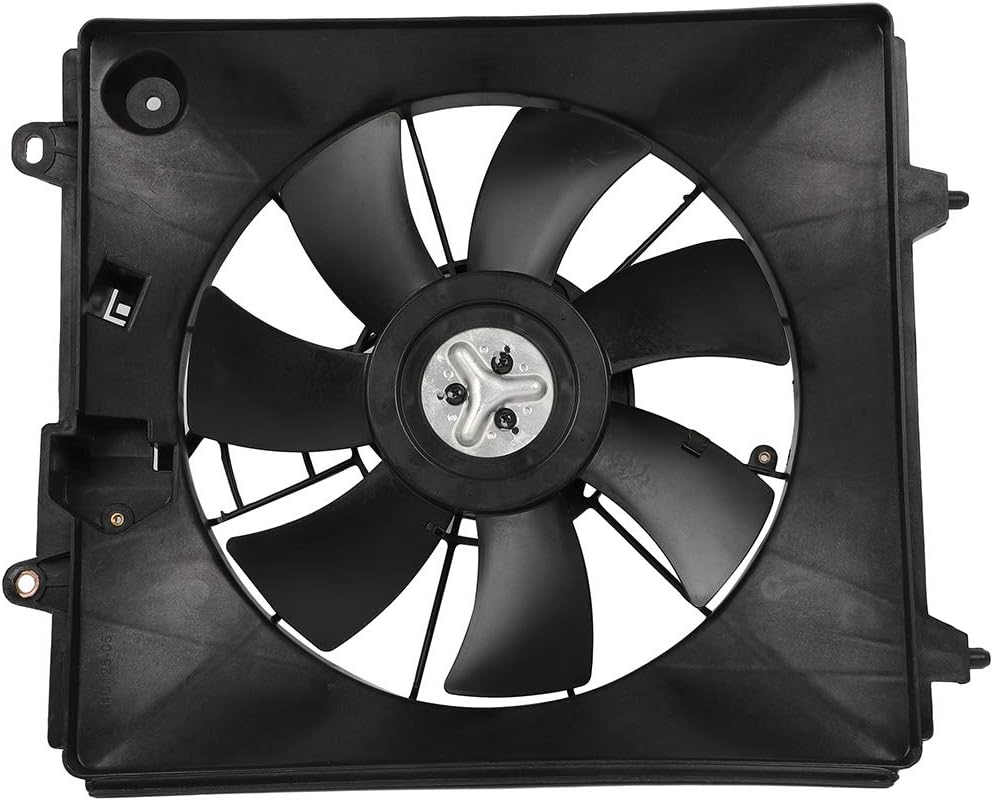 SCITOO AC Condenser Cooling Fan Assembly for 2007-2009 for Honda for CR-V 2.4L fit 610820