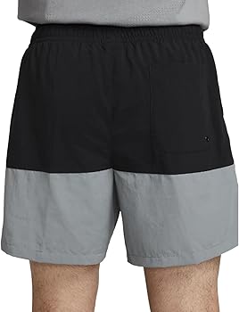 nike color block woven shorts