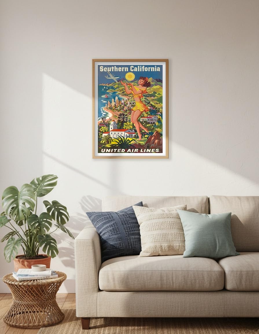 Amazon.com: Southern California - United Air Lines - Vintage