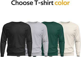 COOZEBRA Custom T Shirts for Men Women Design Your Own Front Back Print Photo Personalized T-Shirt