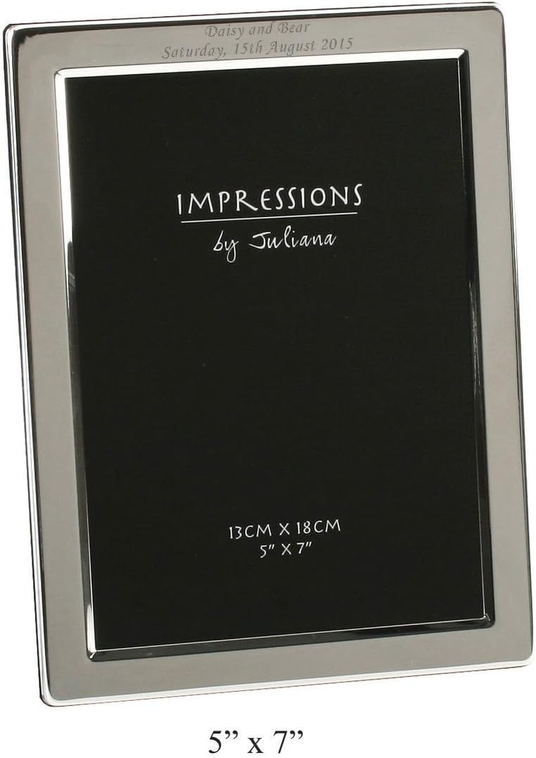 Widdop Bingham Photo Frame Impressions,Silver, 5" x 7"