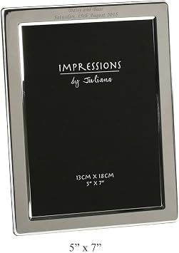 Widdop Bingham Photo Frame Impressions,Silver, 5" x 7"