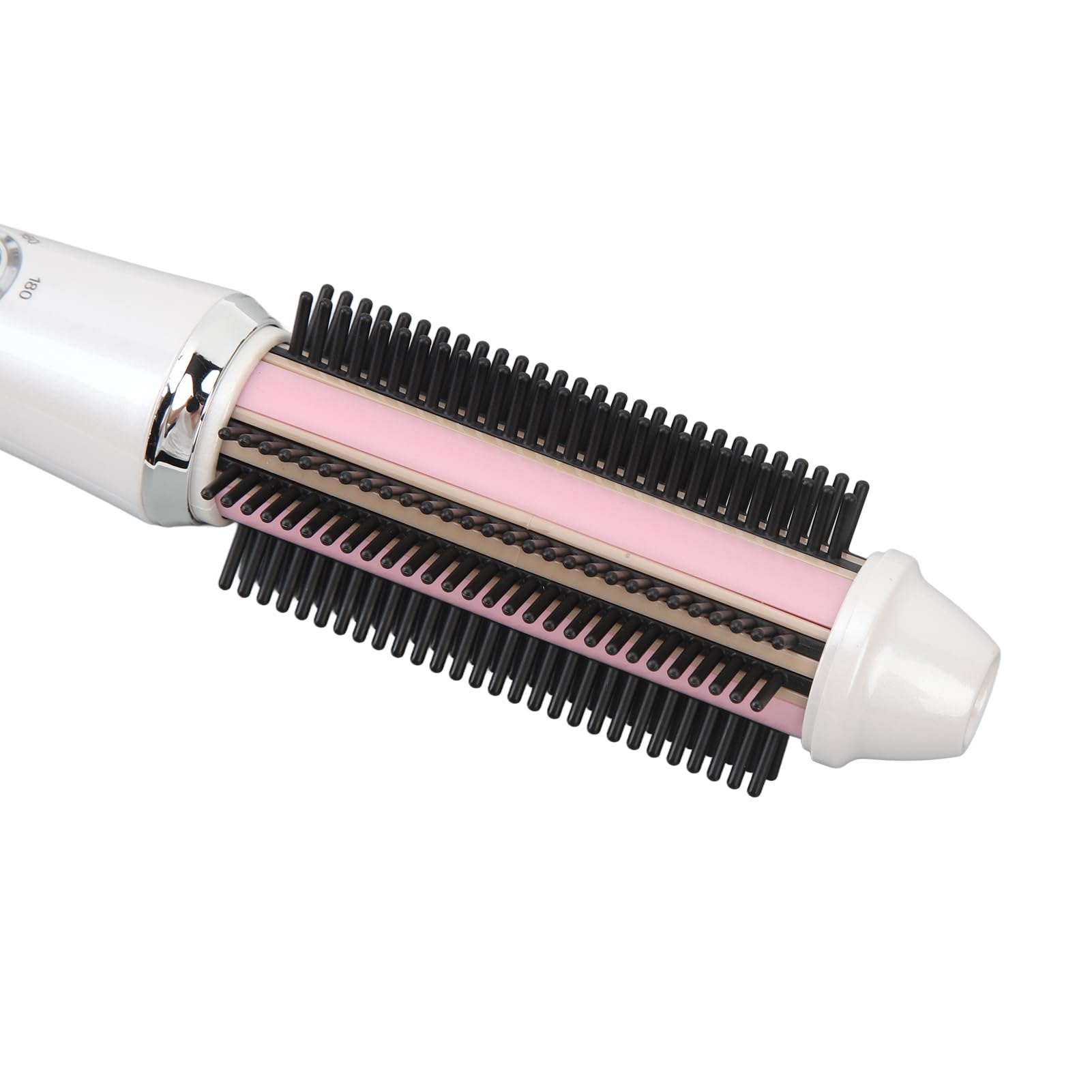 Cepillo Rizador de Pelo Inalámbrico, Peine Rizador de Pelo Portátil de Iones Negativos, Cepillo Eléctrico USB Recargable Antiescaldado para Rizar y Alisar para Viajes