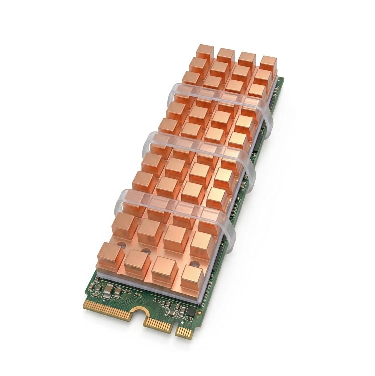 Easycargo M.2 2280 SSD Heatsink Kit, Cooler Heat Sink Thermal Pad for Cooling M.2 70mmx22mmx1.5mm