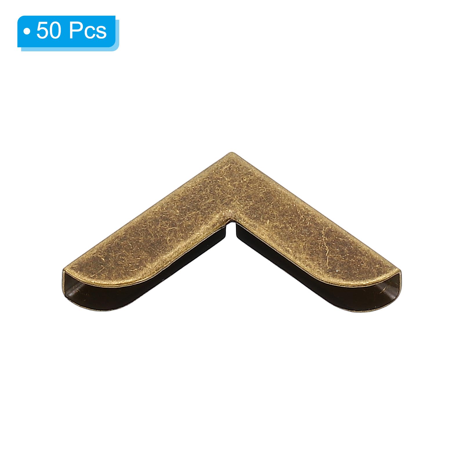 Lot 100 Coins De Livre / Photo En Métal 22 Mm Argenté – Protecteurs Rétro Pour Scrapbooking & Albums