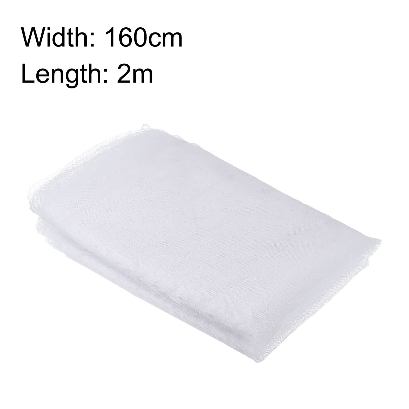 PATIKIL 160cm/62.4inch Mesh Fabric Slightly Stretchy for Netting Bag Backpack Pocket, Curtains, Headdress, DIY - Image 2
