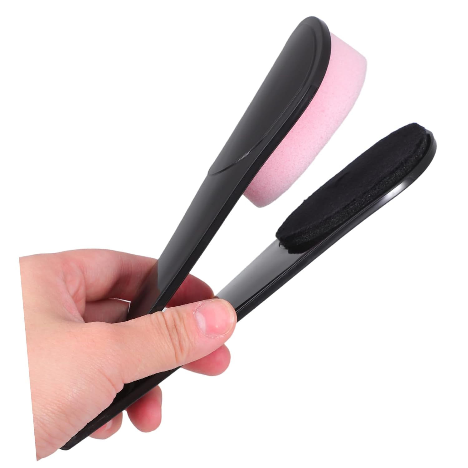 Portable Back Lotion Applicator Ergonomic Handle Tanning Brush for -tanning and Lotion Application for Sunscreen Moisturizers Sponge Design