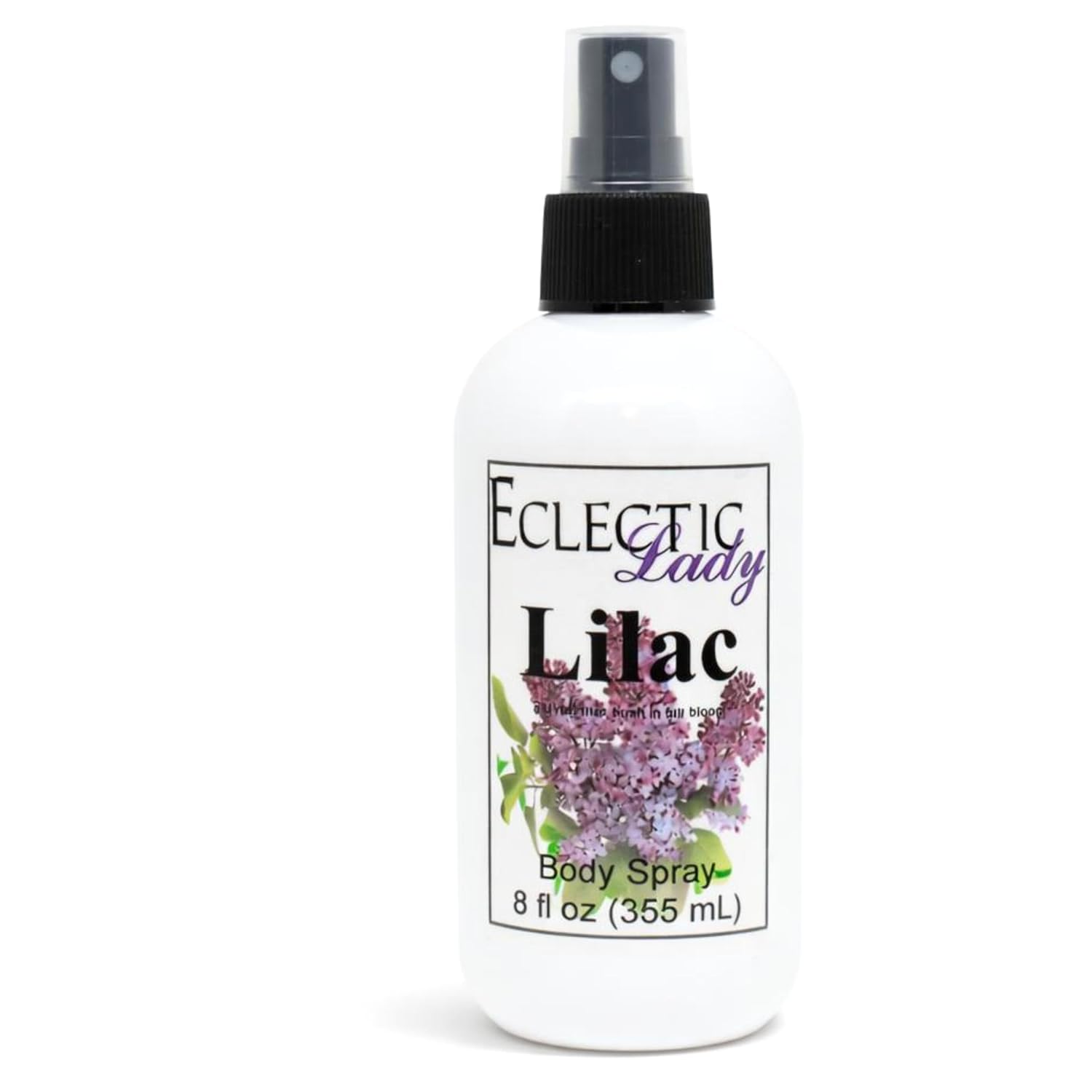 Eclectic Lady Lilac Body Spray, 8 ounces, Body Mist for Women with Clean, Light & Gentle Fragrance, Cologne with Soft, Subtle Aroma For Daily Use