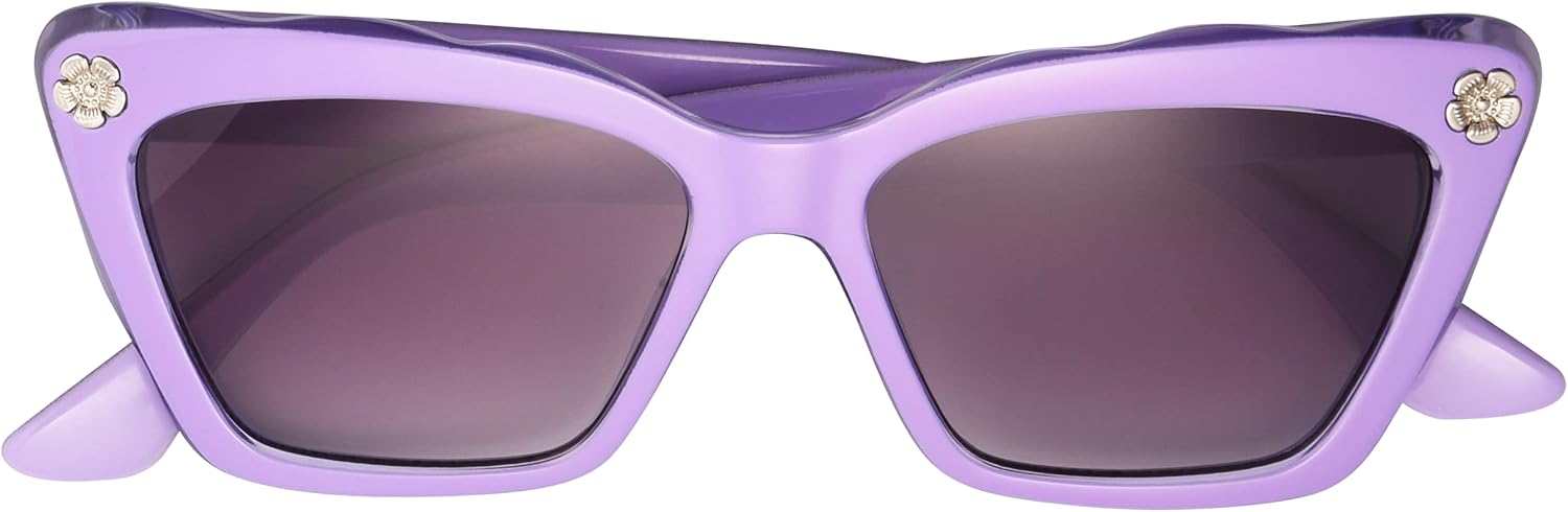 Betsey Johnson Women's Petite Petals Cateye Sunglasses