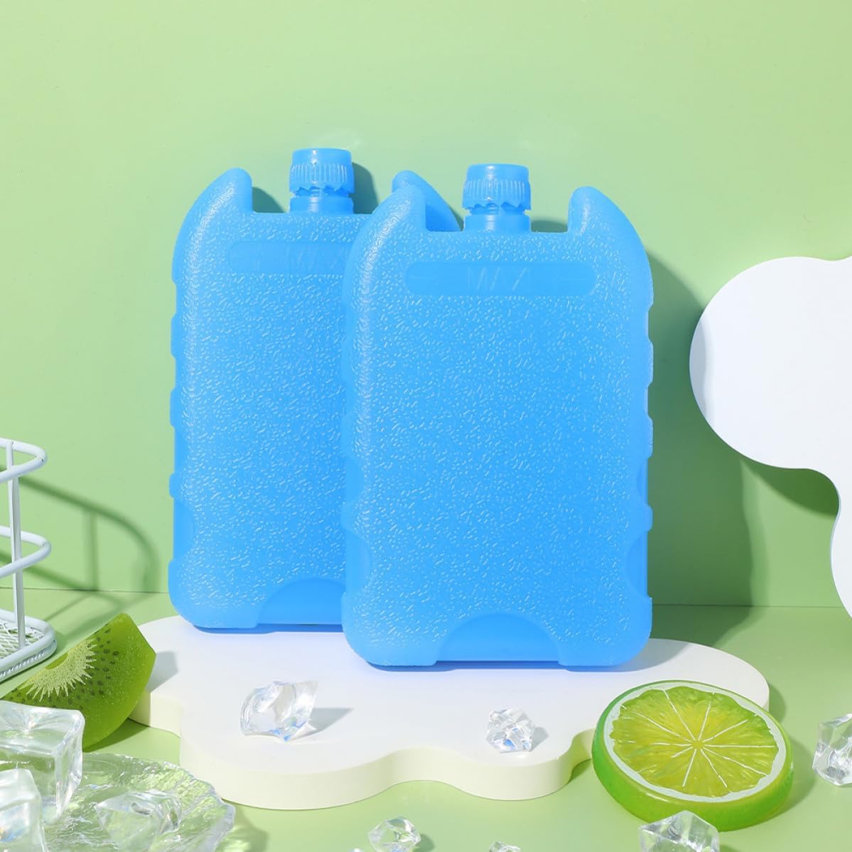 MAGICLULU 12pcs Reusable Ice Pack for Air Conditioning Fans and Cooling Fans, Pe Material Quick Cooling Ice Storage Bags for Outdoor and Home Use