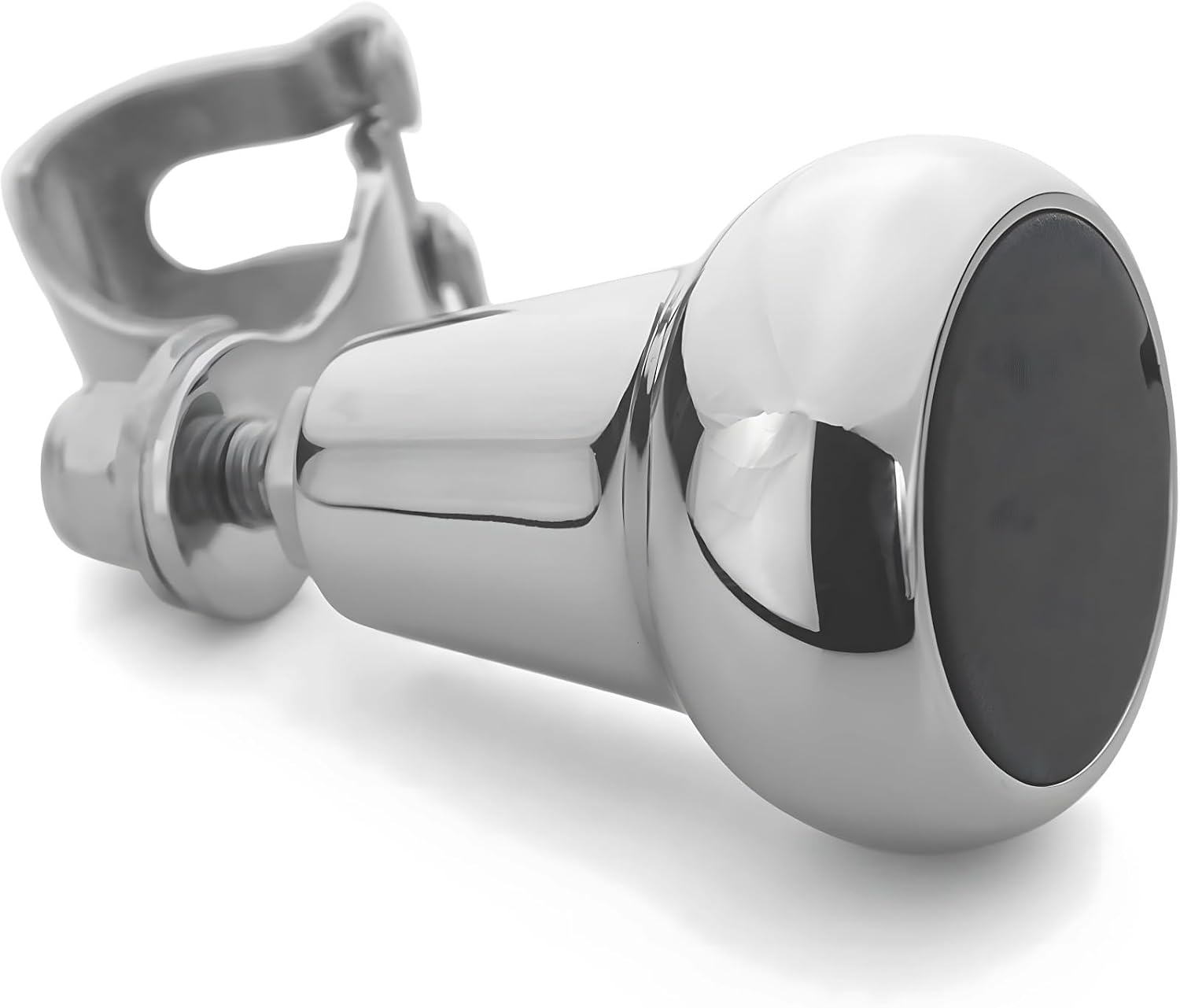 Car Steering Wheel Spinner Knob, Power Handle For One-Handed Driving, 2.75 Inches, Chrome Aluminum Alloy Construction For Comfort And Control