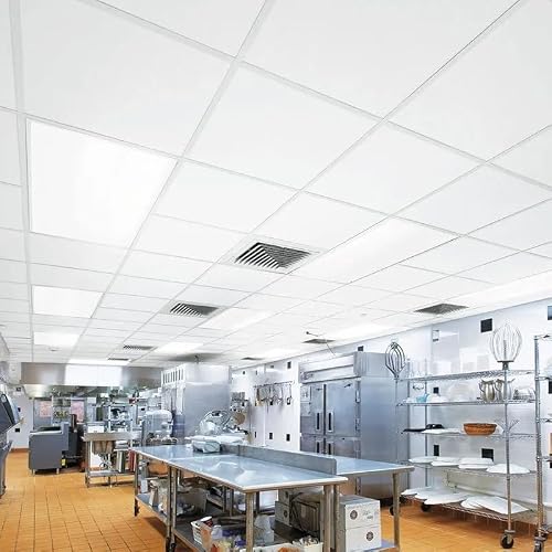 Armstrong Ceiling Tiles; 2x2 Ceiling Tiles - 16 pc White Ceiling Tiles; Acoustic Ceilings for Suspended Ceiling Grid; Kitchen Zone 673 - Thumbnail 3