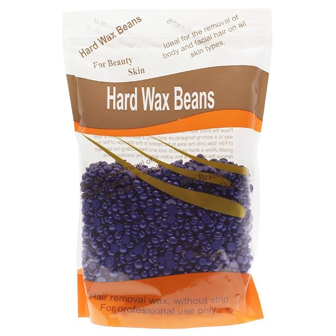 Angelie Hard Wax Beans For Painless Hair Removal, Brazilian Waxing For Face, Eyebrow, Back, Chest, Bikini Areas, Legs At Home (100Gm), Women