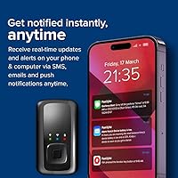 Vista 4 de Family1st Paquete compacto de rastreador GPS para vehículos, activos de automóviles y niños, seguimiento en tiempo real con aplicación, dispositivo