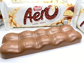 AERO White Chocolate Bars, 42g/1.5 oz., 24 Count, {Imported from Canada}