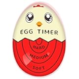 Egg Timer for Boiling Eggs That Changes Color When Done, Red