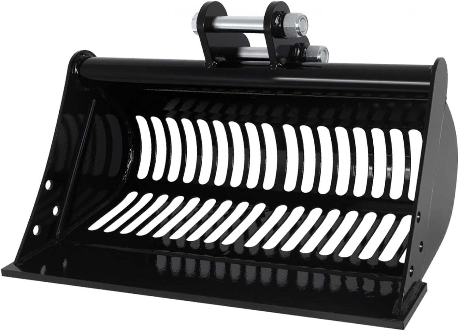 31in/800mm Flat Tooth Backhoe Bucket, Suitable for Small Excavator Accessories, Filtering and Sorting Materials for 0.8-1.8 Ton Excavators