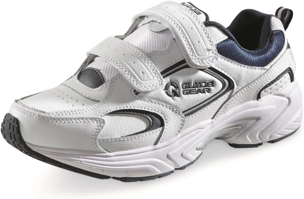 Guide Gear Walking Shoes for Men Hook-and-Loop, Comfortable Shoes for Work, Casual, Working