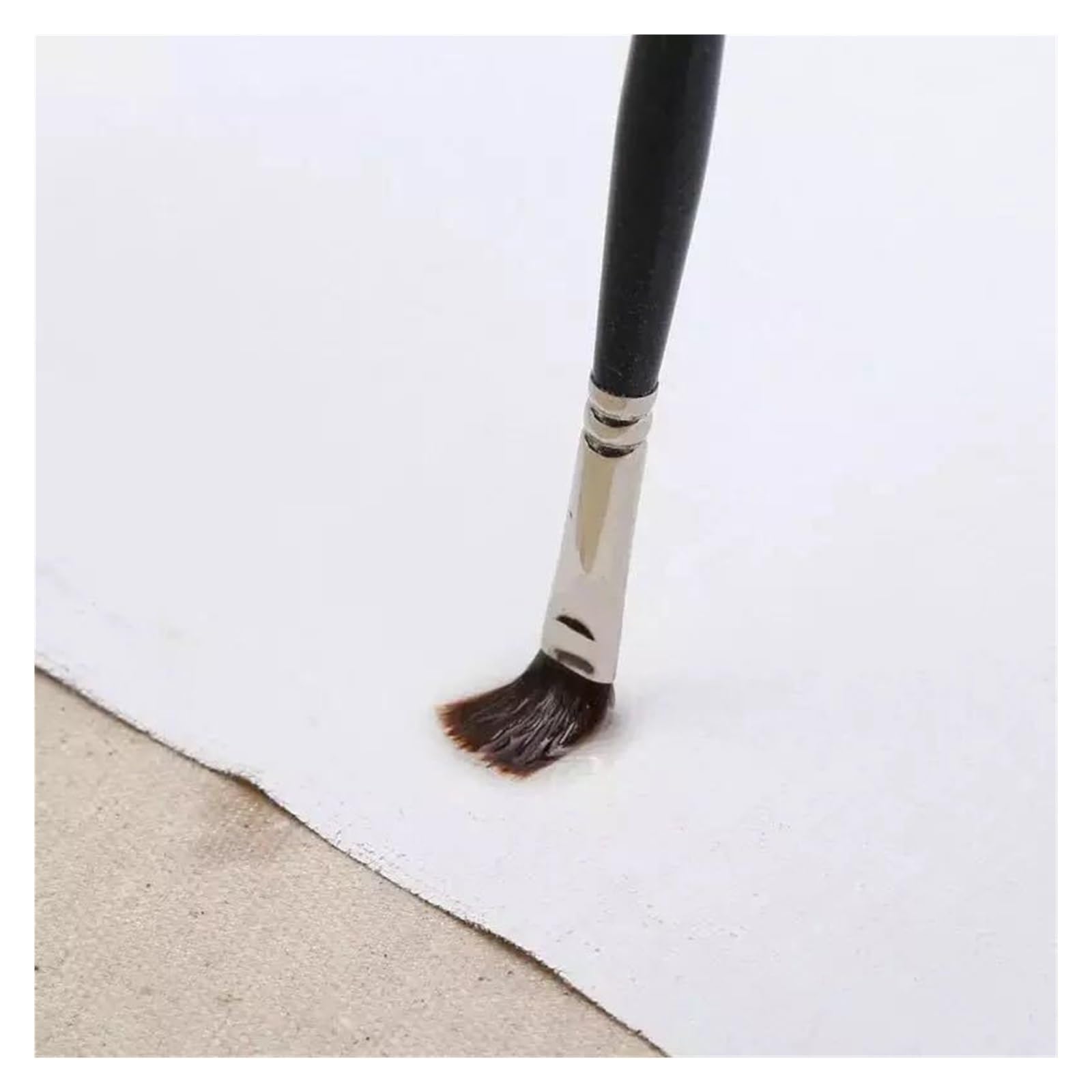 Rollo de lienzo de lino for pintar Rollo de lienzo de lino profesional en blanco for pintar Capa de lienzo de pintura al óleo acrílico Mezcla de lino Suministros de arte imprimados for artistas 5M Un