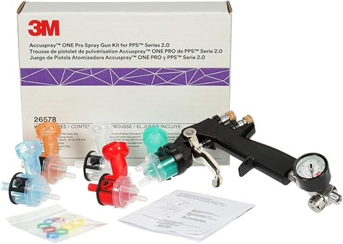 3M Accuspray ONE 26578 Pro Kit de pistola pulverizadora para 3M PPS Series 2.0
