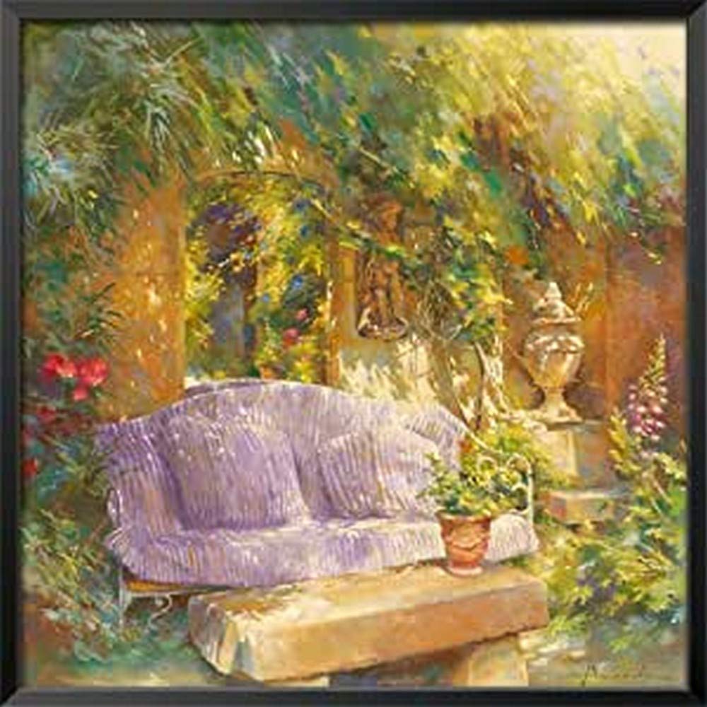 International Graphics - Framed art print - Johan, Messely - ''Le miroir''- 31 x 31 cm - Frame Color: Black - Series ATHOS