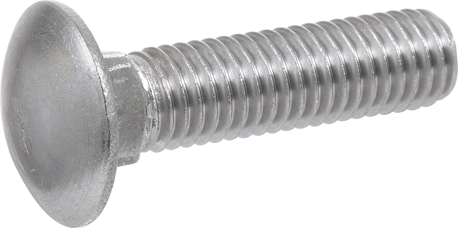 Hillman 1/4 in. Dia. x 3/4 in. L Stainless Steel Carriage Bolt 50 pk