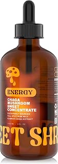 Full Spectrum Adaptogenic Mushrooms Concentrate - Wild Harvested Organic Chaga Extract for Immune Support, Antioxidants & Natural Energy - Premium Superfood Supplement, 4oz