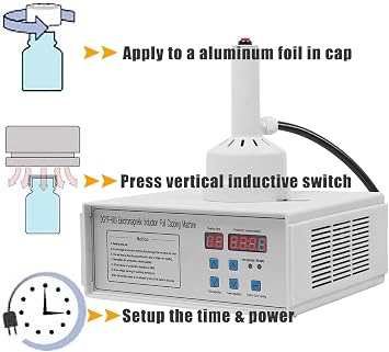 Portable Handheld Induction Sealer 20mm-100mm Induction Sealing Machine White Bottle Cap Sealing Machine