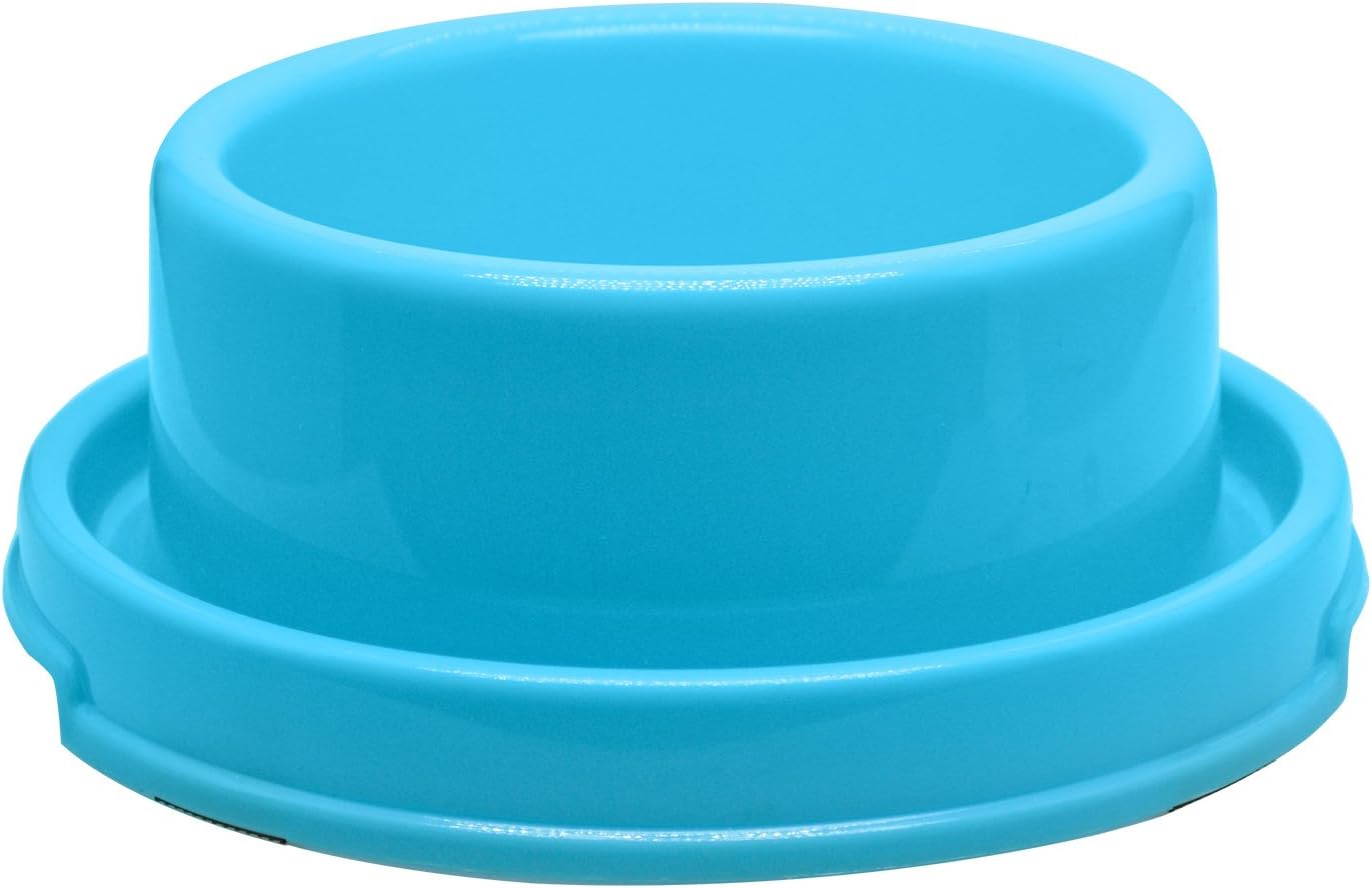 Anti-ant Pet Bowls for Dogs Cats Round Plastic Water Food Feeder Dish Waterer
