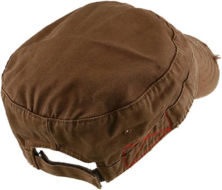 e4Hats.com Enzyme Frayed Solid Army Caps