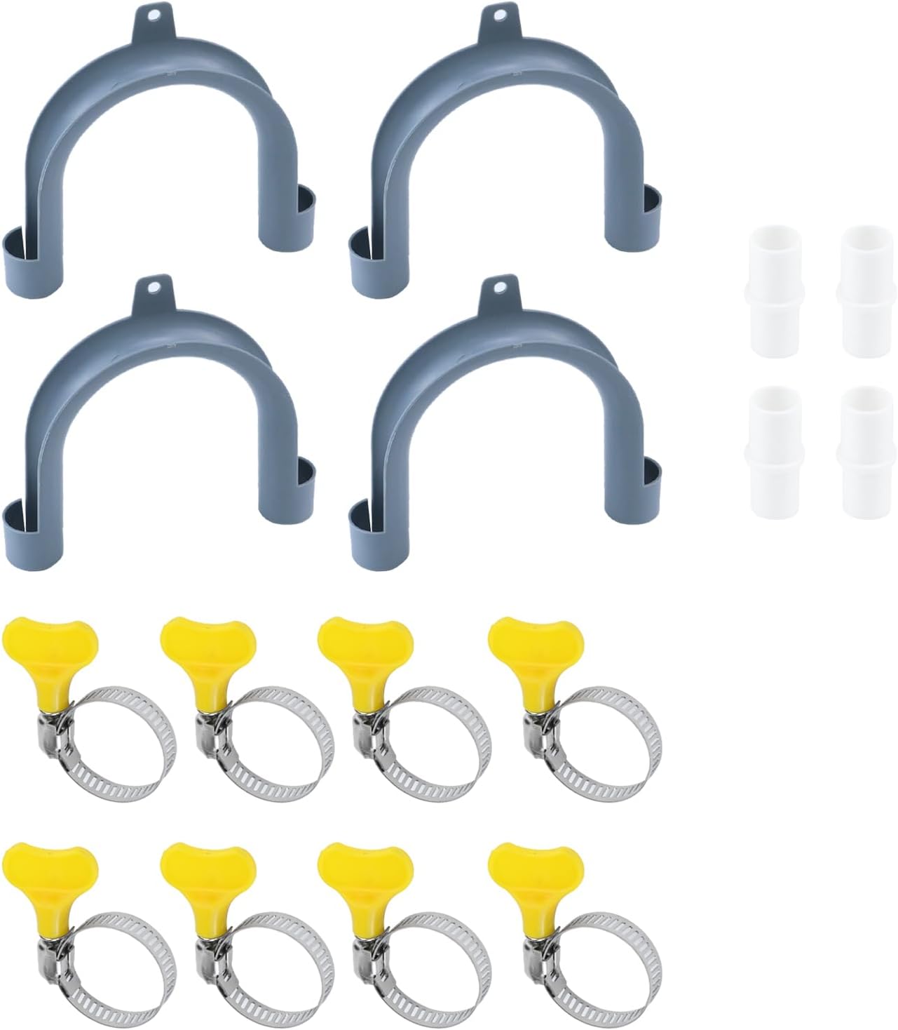 T Tulead Drain Hose Extension Kits Washing Machine Accessories 4PCS U
