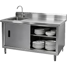 Stainless Steel Outdoor Table, Kitchen Prep Table, Work Tables