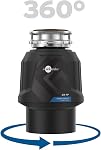 InSinkErator Power .75HP, 3/4 HP Garbage Disposal, Power Series EZ Connect Continuous Feed Food Waste Disposer, Black