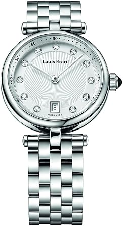 Louis Erard Romance Collection Quartz Silver Dial Women's Watch 10800AA11.BMA23