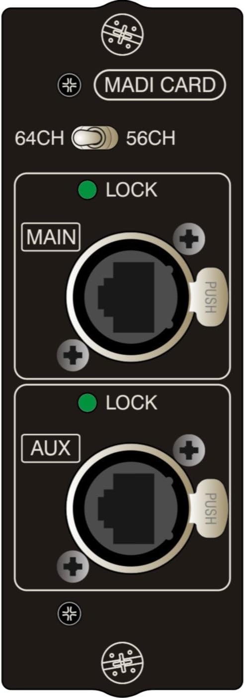 Soundcraft A520.005000SP DSP-5 MADI Option External Cat Madi Option Card Spare Module for MH2 Series Mixers