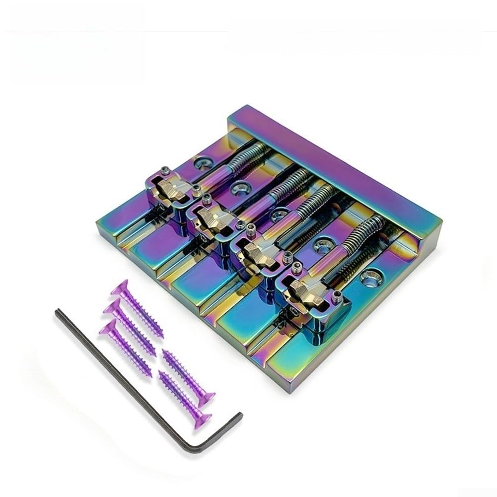 Retro Bassbrücke 4 Saiten Bunt Beschichtet Robust