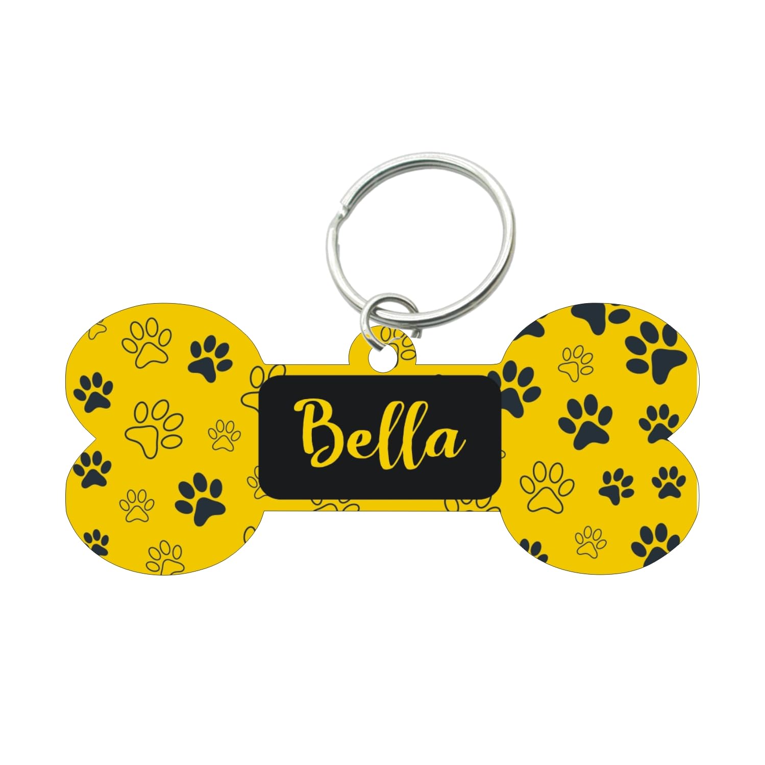 Gifts Bucket Dog Tag Collar Locket/Pendant for Dogs & Puppy Pet Tags Name, 1 Count - Bella | Dog Bone Shape Puppy Dog Tags (B0CLHFS71M) Amazon Price History, Amazon Price Tracker