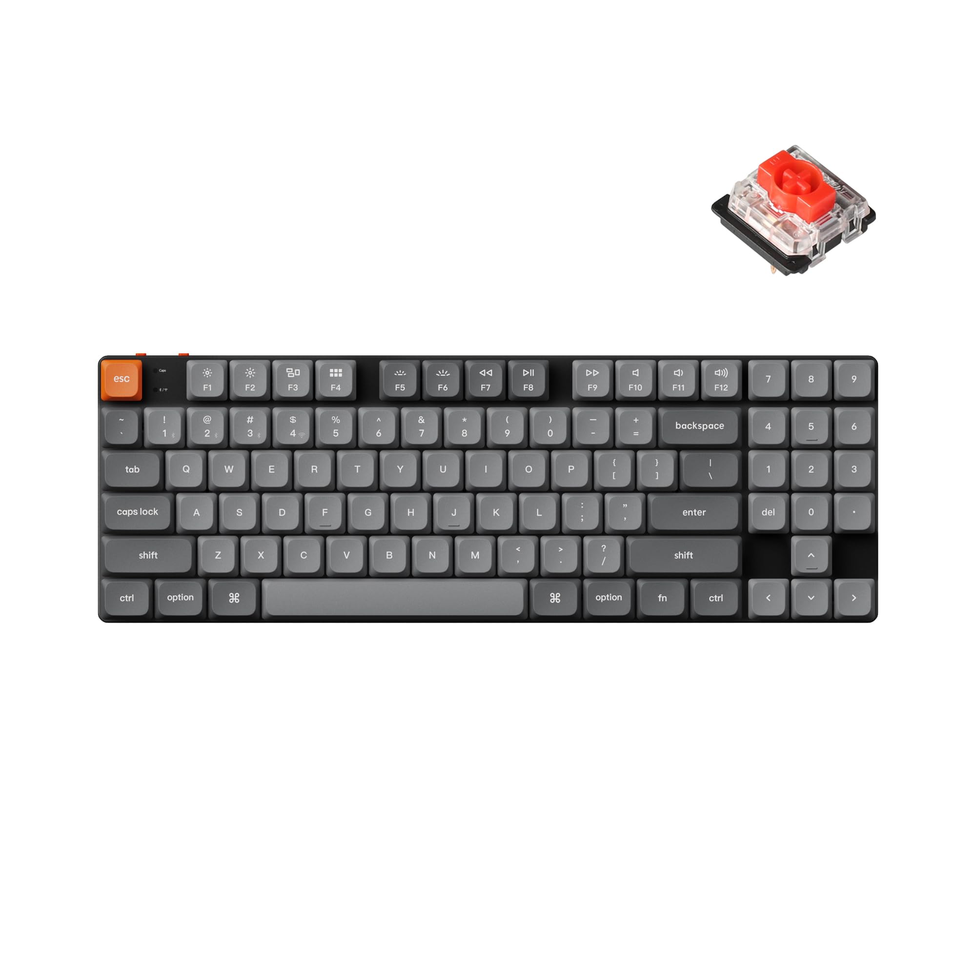 使用20分 keychron k13 max (US 茶軸 Hスワップ RGB) Amazon.com: Keychron K13 Max QMK/VIA Wireless Mechanical