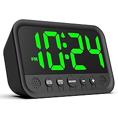 Small Plug In LED Alarm Clock Green Small Plug In LED Alarm Clock Green product image