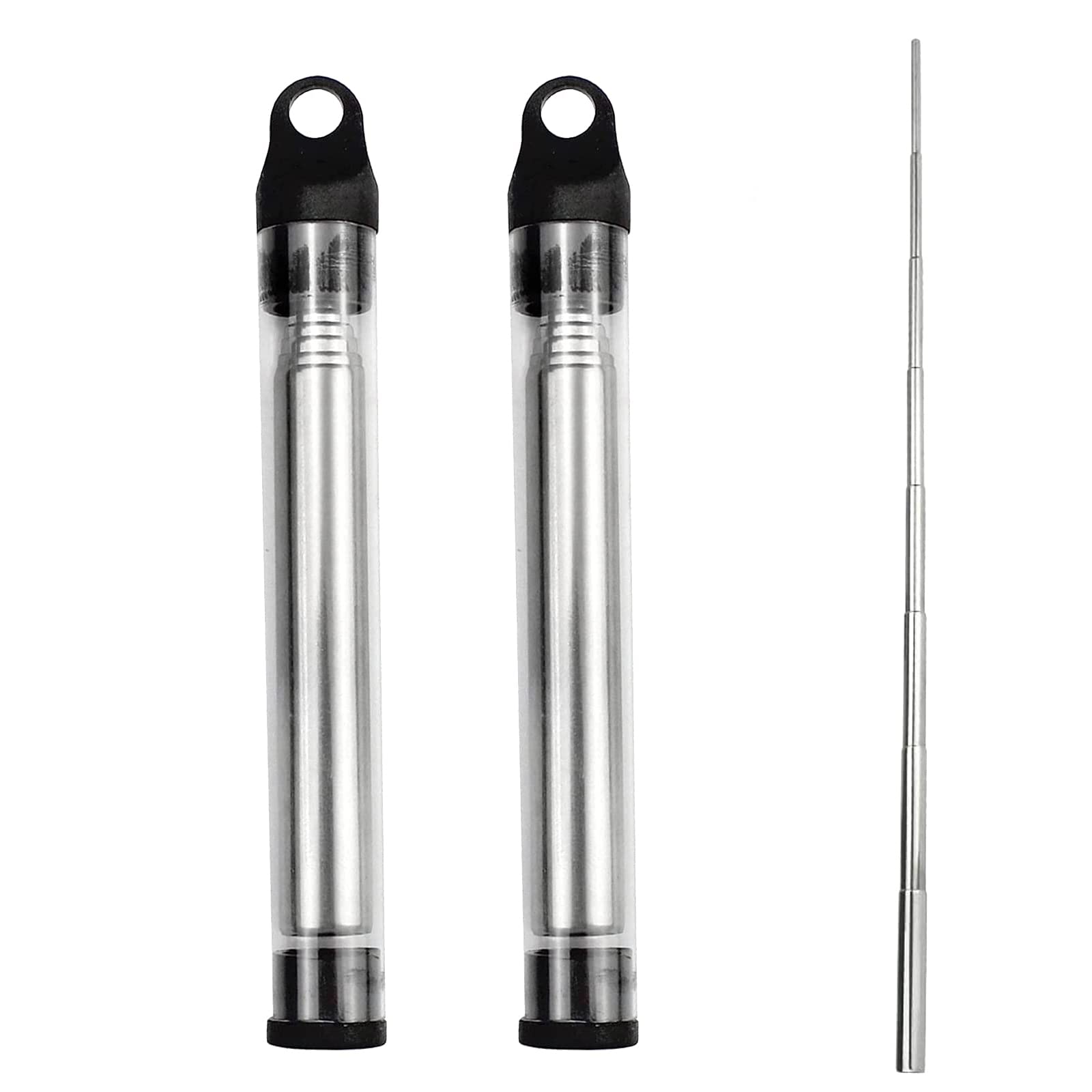 Jieddey Blow Fire Tube,2 Pack Foldable Blow Fire Pipe Telescopic Blowing Tube Campfire Tool Portable Fire Bellows for Cooking Picnic BBQ Hunting Fishing Hiking Outdoor