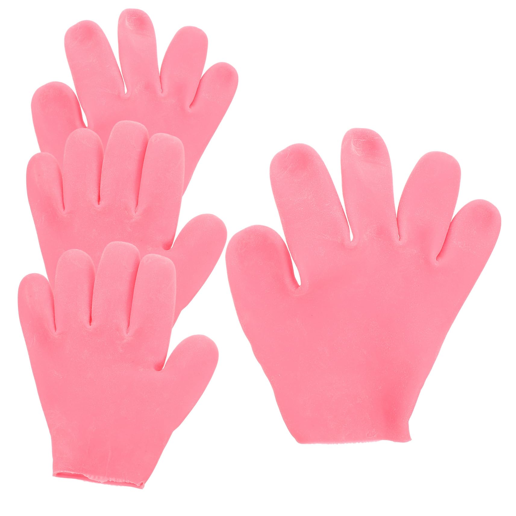 minkissy Hydrating Gloves Overnight Moisturizing Gloves for Dry Silicone Glove Set