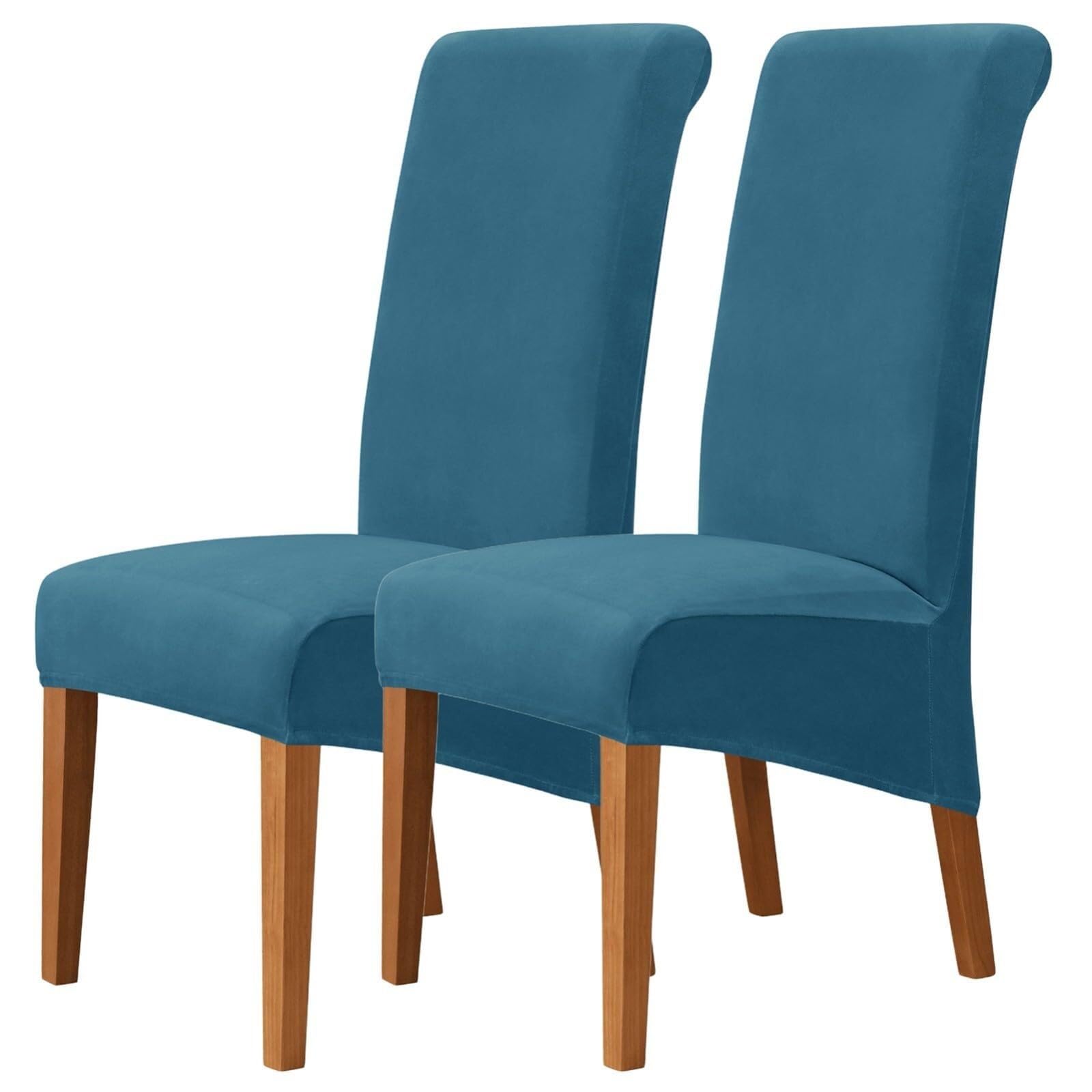 NMVAWIPT Dining Chair Covers, Stretch High-Back Room, For Home Restaurant Living Banquet Four Season, Easy Installation(#11,2Pcs)
