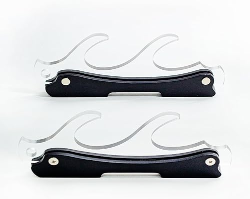 Miniatura 3 de Soporte de pared Katana de acrílico transparente para armas, soporte de pared para espada, soporte de espada samurái, soporte de exhibición