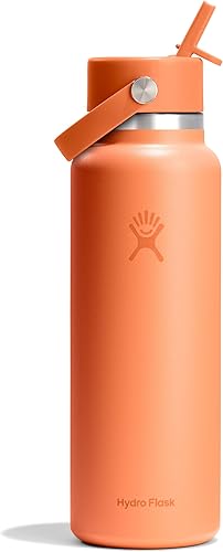 Miniatura 67 de Hydro Flask Botella de agua – Acero inoxidable aislado – Tapa flexible con popote de boca ancha, antiderrames, a prueba de fugas y recargable en 32