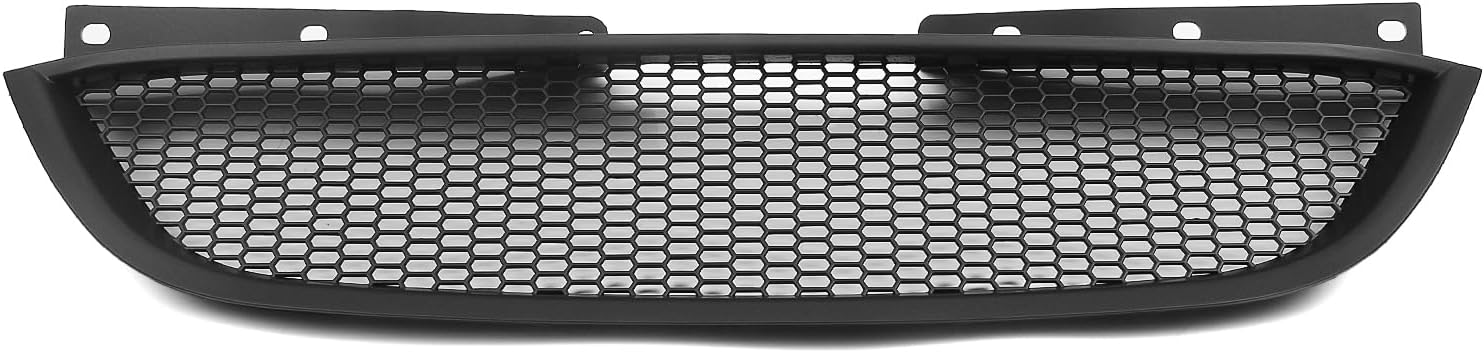 Front Bumper Grill Grille Cover For Hyundai Genesis Coupe 2008-2012 Matte Black Glossy Black Carbon Fiber Look