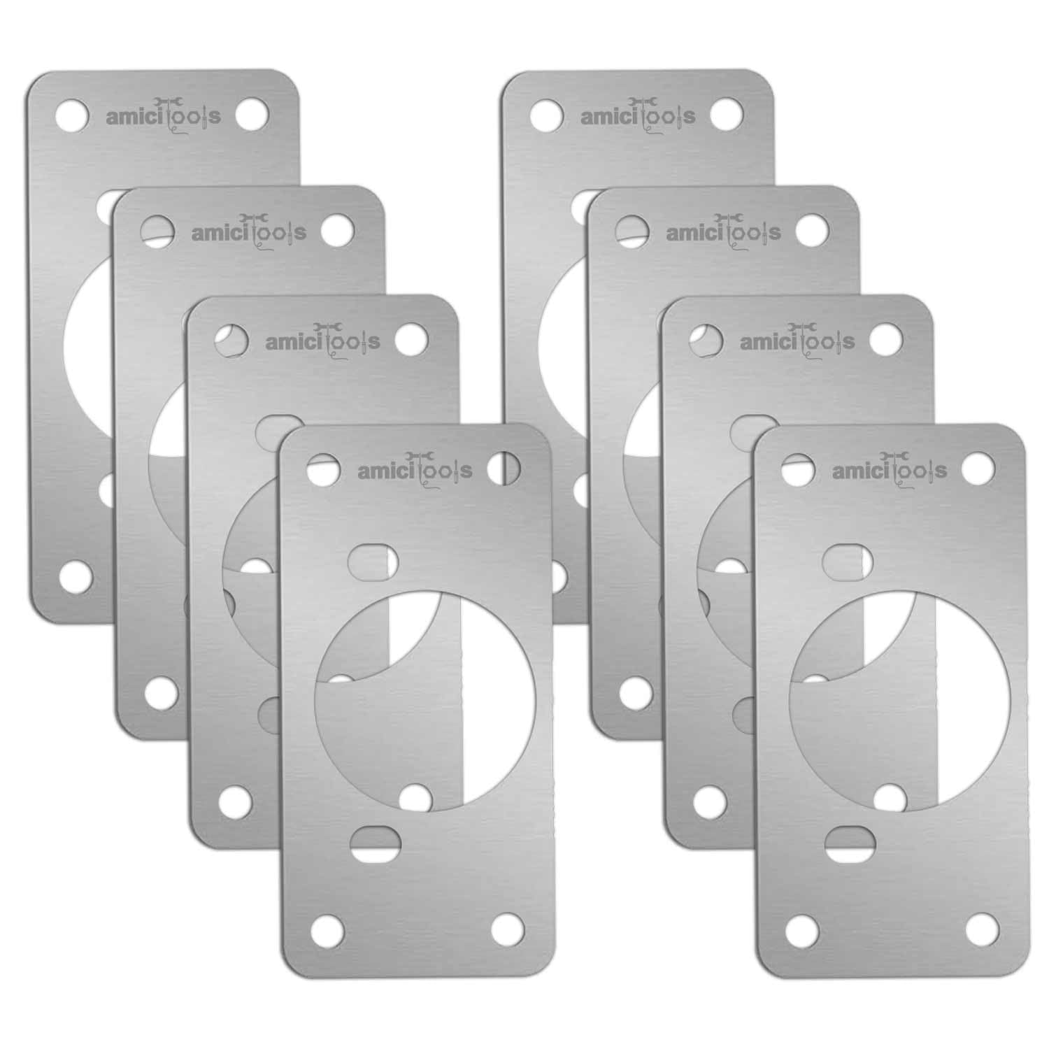 amiciTools Hinge Repair Plate | Stainless Steel (SS202)