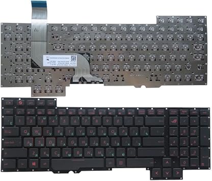 Laptop Parts US/RU/FR/BE New for ASUS G751 G751J G751JL G751JM G751JT G751JY g751jl-bs17t28 G751JT-CH71 G751JM-BHI7T25 GFX71 Laptop KeyboardRU