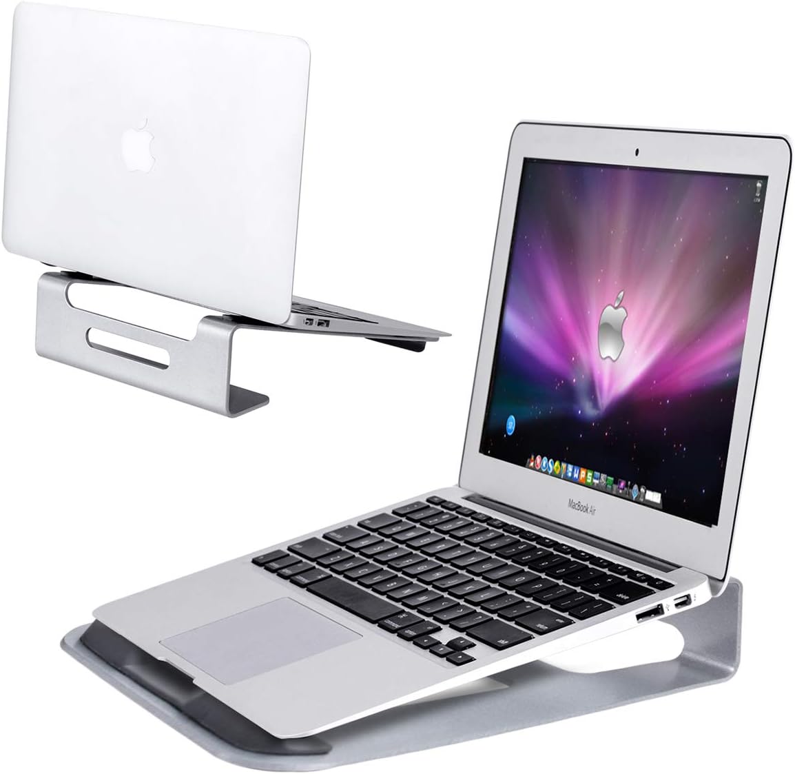 Amazon.com: Tangkula Laptop Stand, Aluminum Ventilated Update Version ...