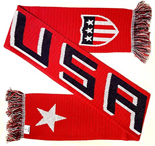 Écharpe en tricot USA Euroscarves pour supporters et hiver