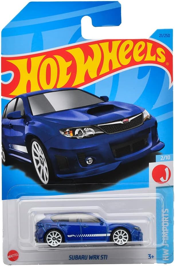 Hot Wheels Basic Car Subaru WRX STI [3 years old and up] HNJ72